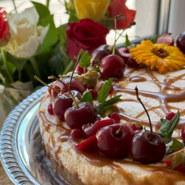 Banaani-karamellitort