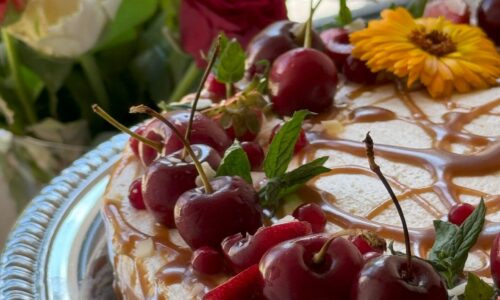 Banaani-karamellitort