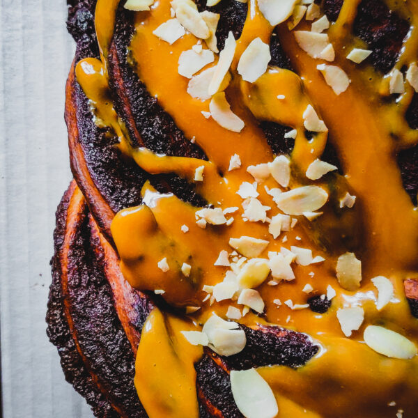 Kakaokringel (soola)iirise kattega või (soola)karamelliga