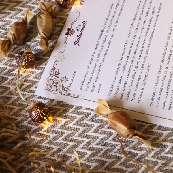 Jõuluvana maagiline pakk (täiskasvanule/sõbrale/äripartnerile jne)